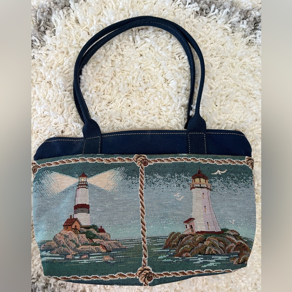 Canvas Lighthouse Purse